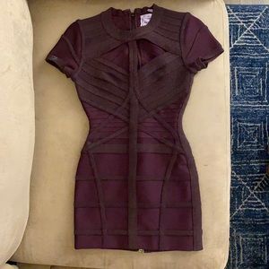 Herve Leger Mini Club Dress XS